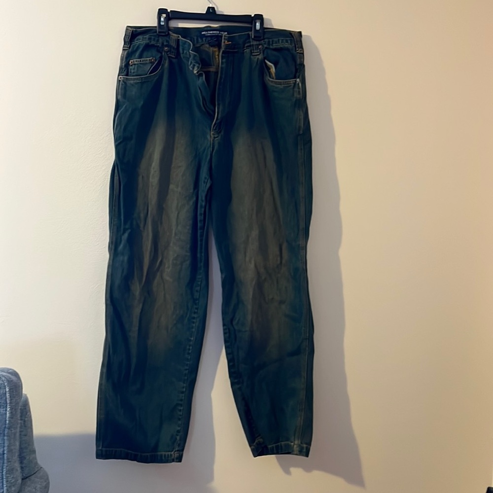 Weathered Wear men’s jeans size W36 L32.